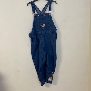 4/$10- Vintage Patriotic Overalls
